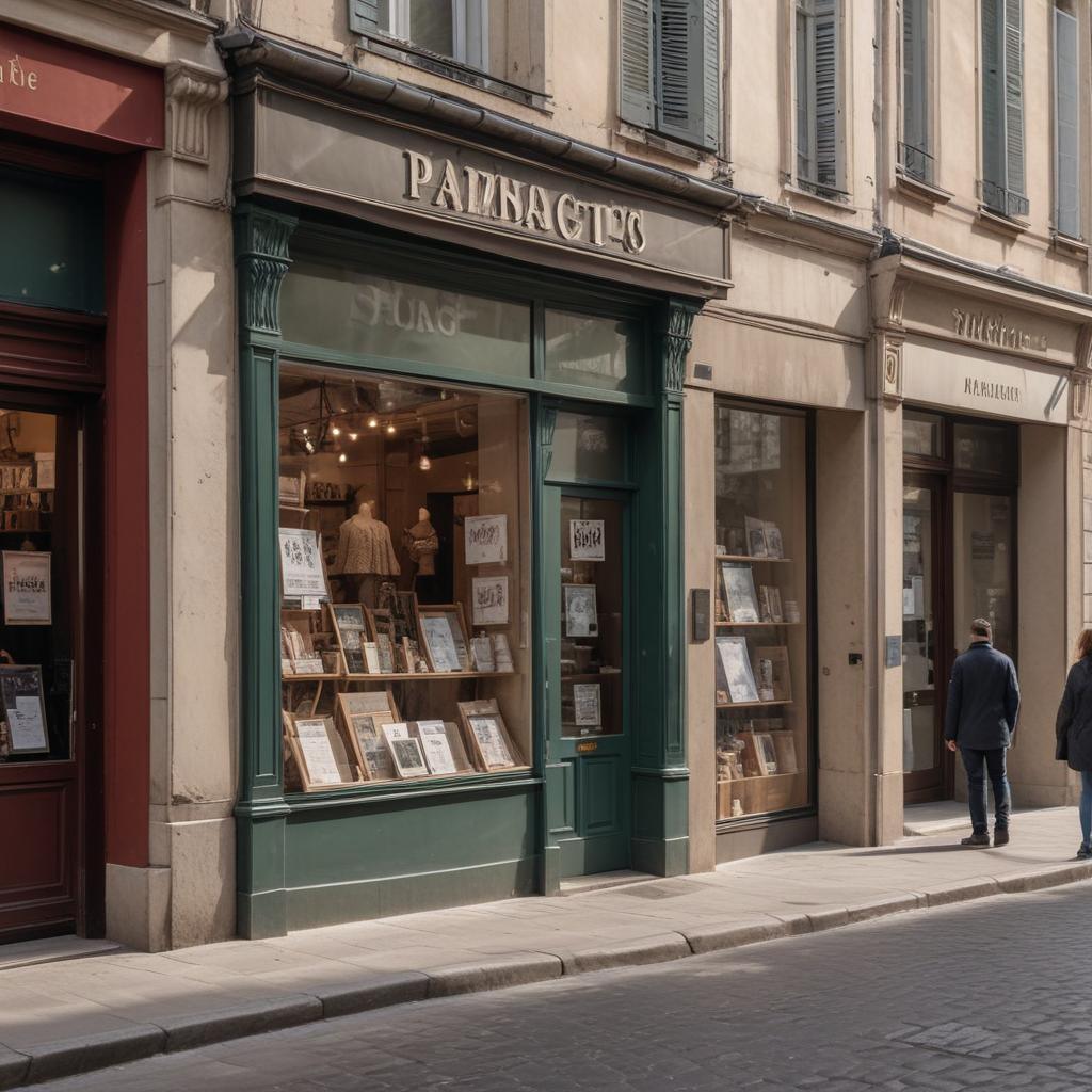 Enseigne avignon 🪟 Panneau collé 🪟